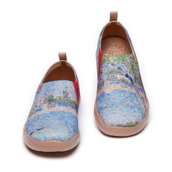 UIN Men\'s Walking Shoes Slip On Sneaker Toledo (Georges Seurat The Seine seen) main image 5